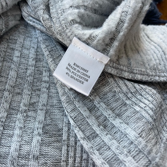 Hello Nite gray open front short sleeve cardigan - Picture 7 of 10